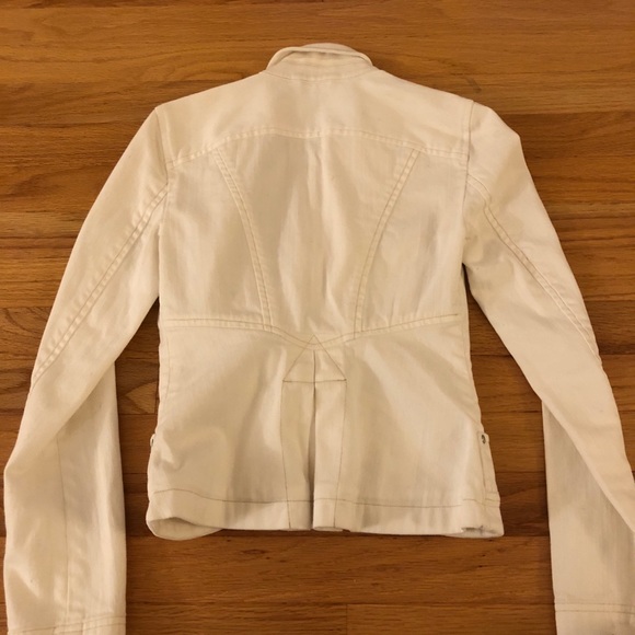 Armani Exchange White Denim Jacket - Picture 4 of 4